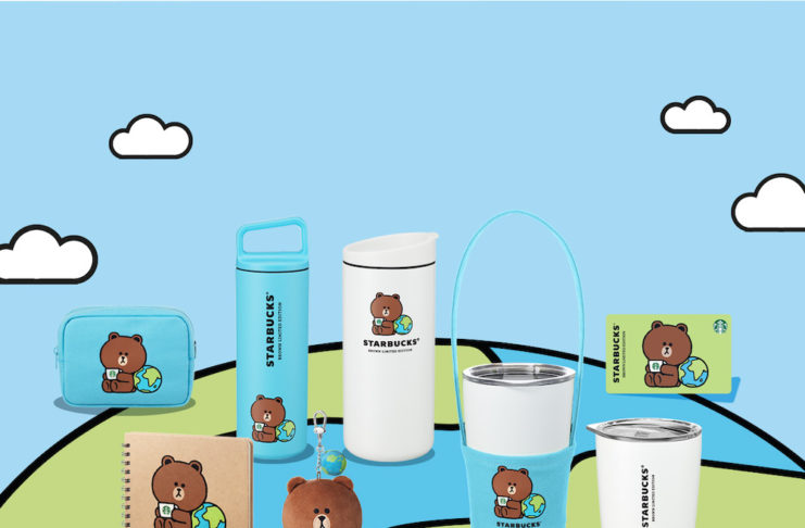 星巴克不講武德! 超過份聯名「LINE FRIENDS」 滿滿週邊「熊大喝咖啡」收到心花開